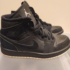 Black and White Speckled Jordan 1